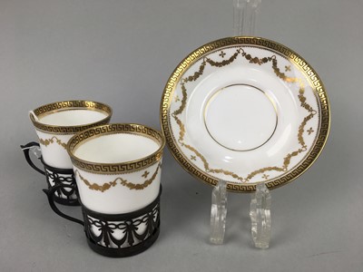 Lot 183 - A PARAGON SILVER MOUNTED PART COFFEE SERVICE