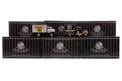 Lot 256 - A COLLECTION OF TEN MATCHBOX PLATINUM DIE-CAST MODEL VEHICLES