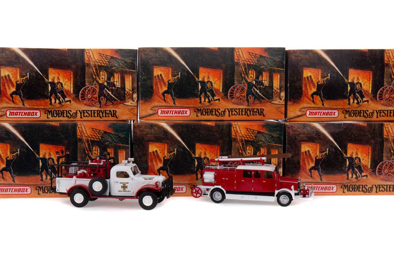 Lot 259 - A COLLECTION OF MATCHBOX FIRE ENGINE SERIES MODELS OF YESTERYEAR