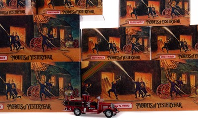 Lot 255 - A COLLECTION OF MATCHBOX FIRE ENGINE SERIES MODELS OF YESTERYEAR