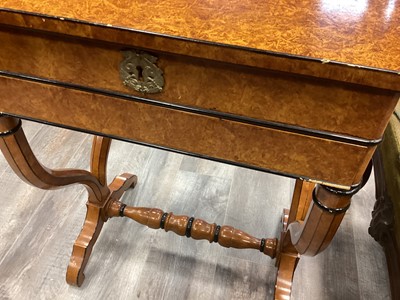 Lot 800 - A PAIR OF REPRODUCTION WORK TABLES