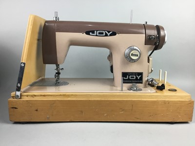 Lot 194 - A LOT OF TWO PORTABLE ELECTRIC SEWING MACHINES