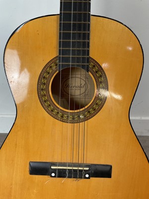 Lot 221 - A HERALD ACOUSTIC GUITAR ALONG WITH THREE OTHER GUITARS