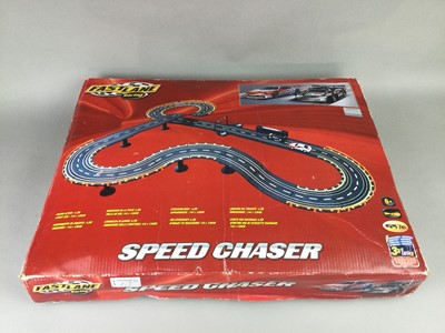 Lot 213 - A COLLECTION OF SCALEXTRIC AND OTHER TOY RACING GAMES