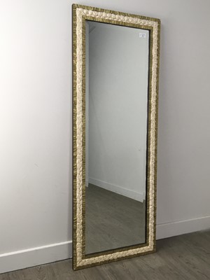 Lot 299 - A MODERN RECTANGULAR WALL MIRROR