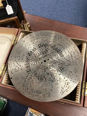 Lot 657 - A COLLECTION OF LATE 19TH/EARLY 20TH CENTURY SYMPHONIUM MUSIC DISCS