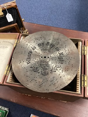 Lot 657 - A COLLECTION OF LATE 19TH/EARLY 20TH CENTURY SYMPHONIUM MUSIC DISCS