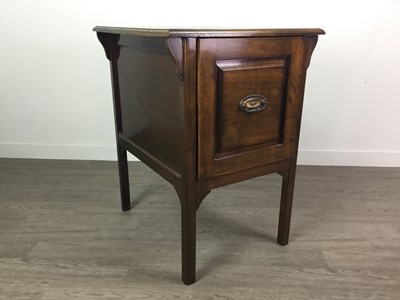 Lot 332 - A MAHOGANY FILING CABINET