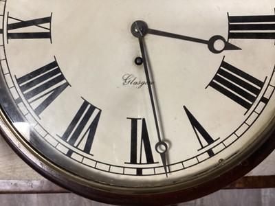 Lot 663 - A LATE 19TH/EARLY 20TH CENTURY WALL CLOCK