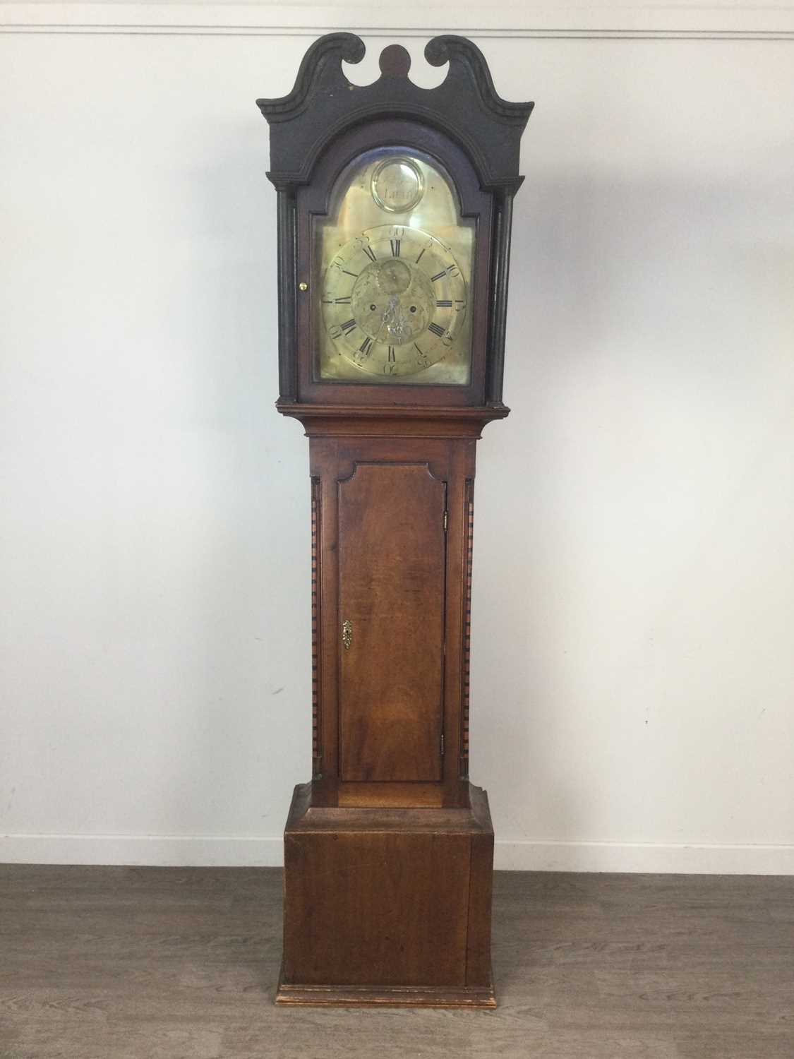 Lot 659 - A GEORGE III LONGCASE CLOCK