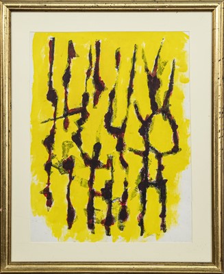 Lot 146 - AN UNTITLED ACRYLIC BY WILLIAM GEAR