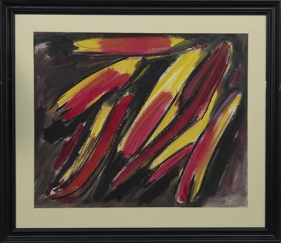 Lot 167 - AN UNTITLED MIXED MEDIA BY WILLIAM GEAR