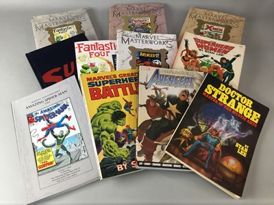 Lot 357 - MARVEL MASTERWORKS, INCLUDING FIVE VOLUMES