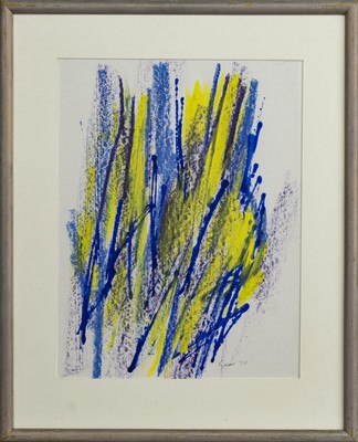 Lot 52 - AN UNTITLED MIXED MEDIA BY WILLIAM GEAR