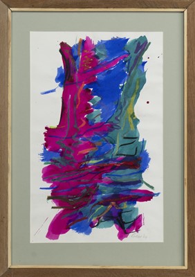 Lot 50 - RED-BLUE-GREEN, A MIXED MEDIA BY WILLIAM GEAR