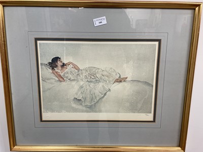 Lot 380 - A COLOUR PRINT AFTER SIR WILLIAM RUSSELL FLINT