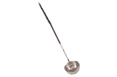 Lot 105 - A GEORGE III PUNCH LADLE