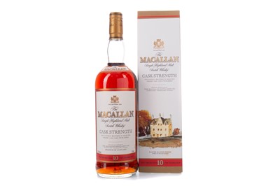 Lot 14 - MACALLAN 10 YEAR OLD CASK STRENGTH 1L