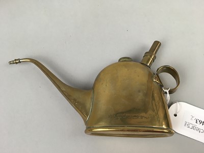 Lot 463 - A JOSEPH LUCAS LTD. OF BIRMINGHAM NO. 40 OILER AND AN RAC MASCOT