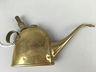 Lot 463 - A JOSEPH LUCAS LTD. OF BIRMINGHAM NO. 40 OILER AND AN RAC MASCOT