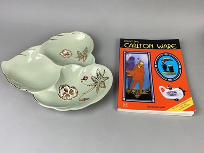 Lot 64 - A LOT OF SIX CARLTON WARE COMPORTS AND DISHES AND OTHER CERAMICS