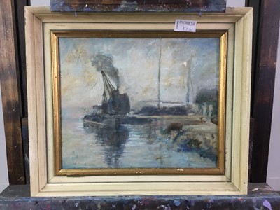 Lot 47 - A LOT OF THREE OIL PAINTINGS
