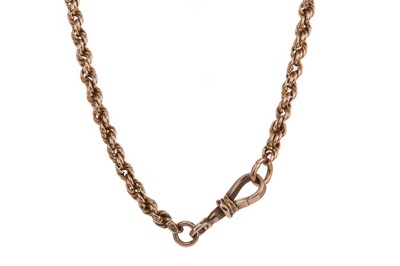 Lot 432 - A ROPETWIST CHAIN