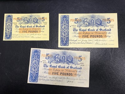 Lot 42 - A COLLECTION OF SCOTTISH BANKNOTES
