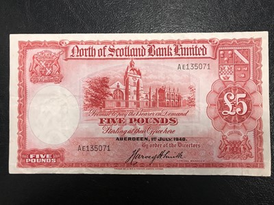 Lot 44 - FOUR NORTH OF SCOTLAND BANK LIMITED BANKNOTES