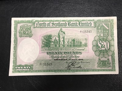Lot 44 - FOUR NORTH OF SCOTLAND BANK LIMITED BANKNOTES
