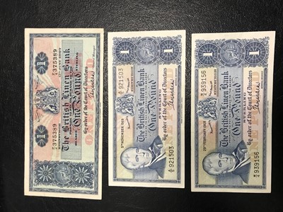 Lot 46 - A COLLECTION OF BRITISH LINEN BANK BANKNOTES