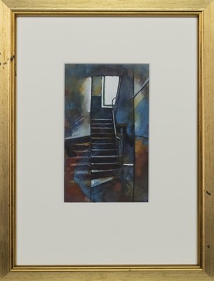 Lot 172 - OF SHADOWS, A WATERCOLOUR BY BRYAN EVANS