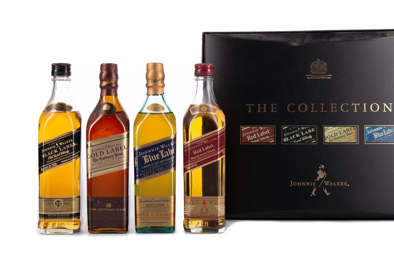 Lot 108 - JOHNNIE WALKER THE COLLECTION - RED LABEL,