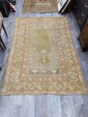 Lot 32 - A LOT OF TWO TABRIZ 'ARCH AND LANTERN' RUGS