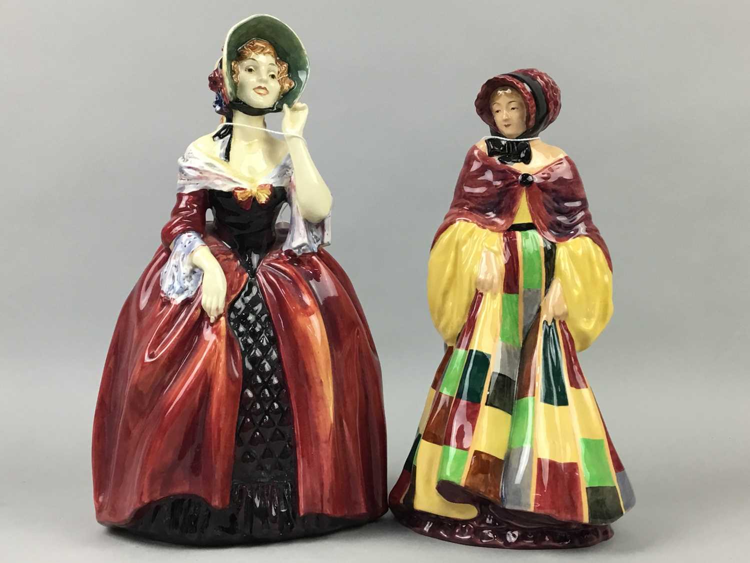 Lot 72 - A ROYAL DOULTON FIGURE OF 'THE PARSON'S DAUGHTER' ALONG WITH FIVE OTHER FIGURES