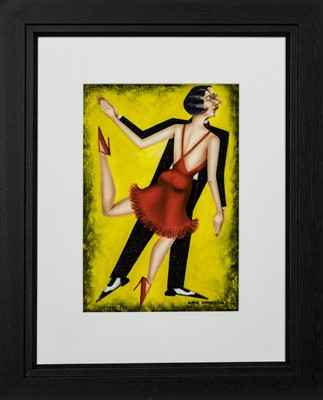 Lot 145 - YOU MAKE MY PANTS WANT TO GET UP AND DANCE, AN OIL BY ELENA KOURENKOVA