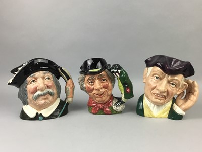 Lot 118 - A LOT OF FOUR ROYAL DOULTON CHARACTER JUGS