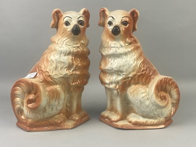 Lot 213 - A PAIR OF 20TH CENTURY WALLY DOGS
