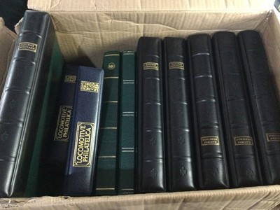 Lot 102 - A COLLECTION OF STAMP ALBUMS AND RAILWAY BOOKS