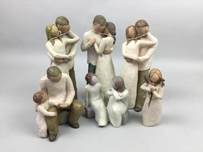 Lot 187 - A COLLECTION OF WILLOW TREE FIGURES