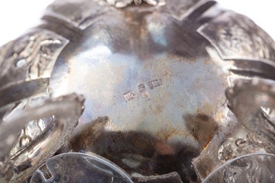 Lot 1045 - A CHINESE EXPORT SILVER PRESENTATION BOWL