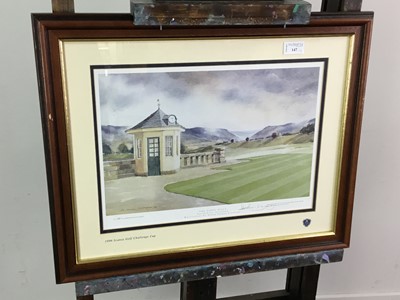 Lot 147 - A LOT OF THREE SIGNED LIMITED EDITIONS SPORTING PRINTS