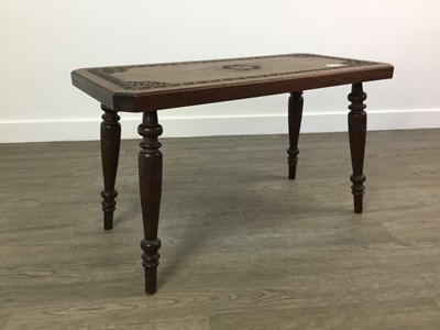 Lot 282 - A MAHOGANY TABLE BY J & K CAMPBELL OF DUNOON