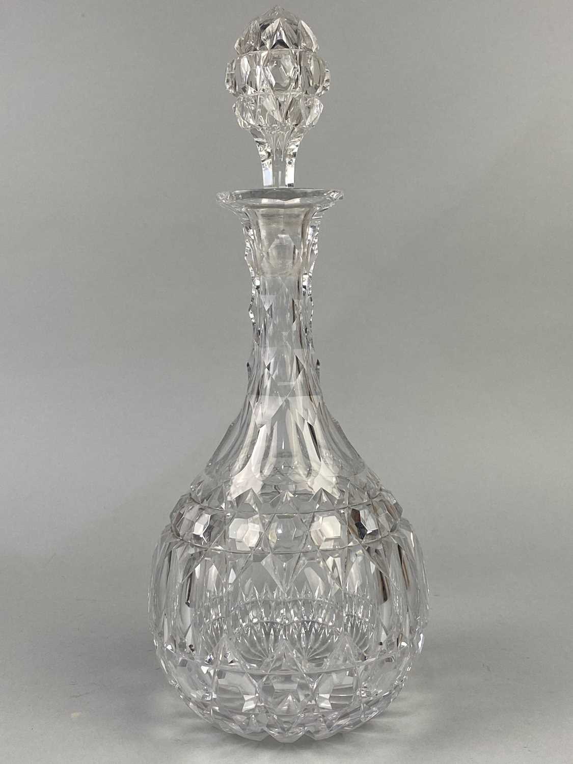 Lot 288 - AN EDINBURGH CRYSTAL DECANTER AND OTHER CRYSTAL AND GLASS WARE