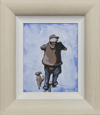 Lot 244 - SCRUFFY KEEPS UP, AN OIL BY GEORGE SOMERVILLE
