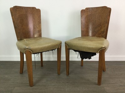 Lot 400 - AN ART DECO ‘CLOUD’ DINING SUITE