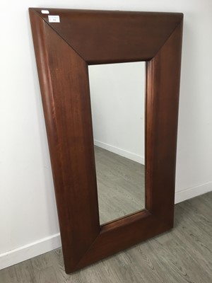 Lot 334 - A CONTEMPORARY WALL MIRROR