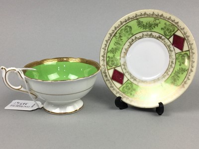 Lot 317 - A LOT OF DECORATIVE TEA AND COFFEE CUPS AND SAUCERS