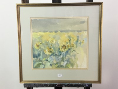 Lot 130 - A LOT OF TWO FLORAL WATERCOLOURS