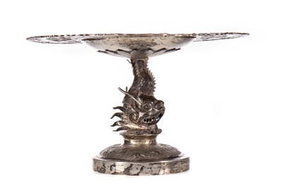 Lot 1106 - A CHINESE EXPORT SILVER COMPORT